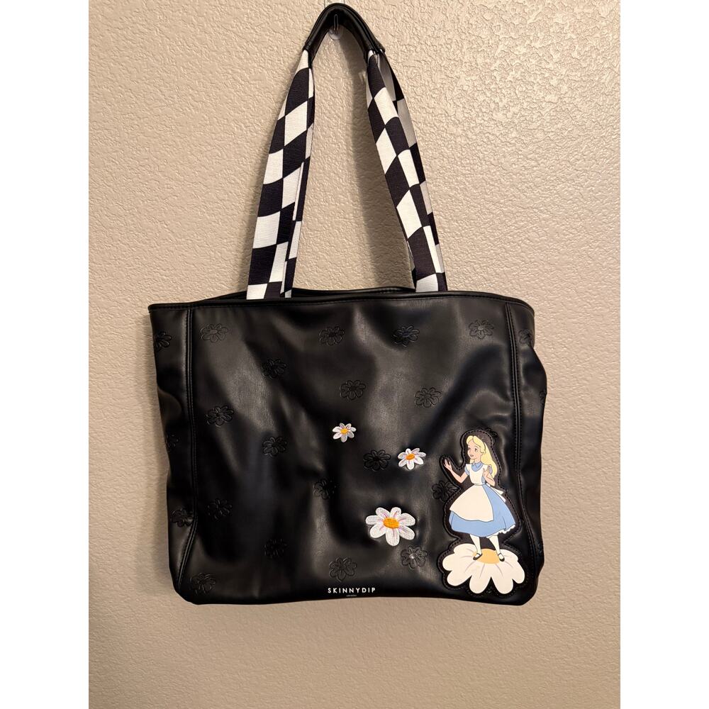 NWT Disney & Skinny Dip London Alice in Wonderland large tote bag - Picture 2 of 6